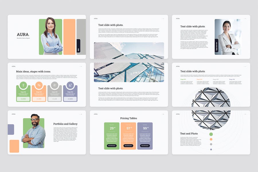 月度工作总结业绩报告PPT模板 - 顶尖PPT