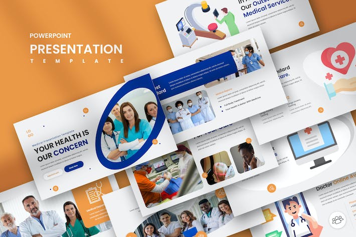 医生医学行业PPT模板 - 顶尖PPT