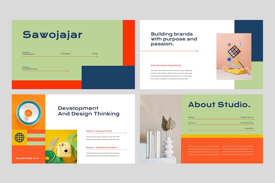 创意设计代理服务方案Keynote模板 - 顶尖PPT