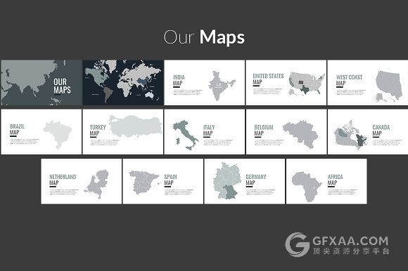 194页10种色彩模板简约大气PPT模板 - 顶尖PPT