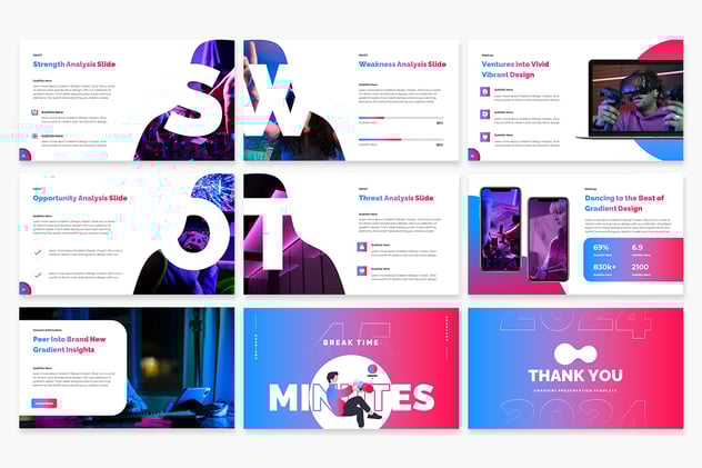 渐变Keynote通用模板 - 顶尖PPT