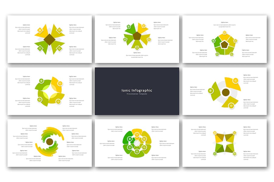 环形关系图keynote模板 - 顶尖PPT