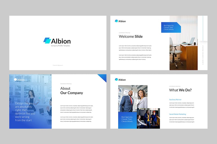 公司简介企业宣传展示Keynote模板 - 顶尖PPT