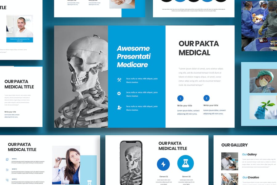 医疗诊疗讲述展示Keynote模板 - 顶尖PPT