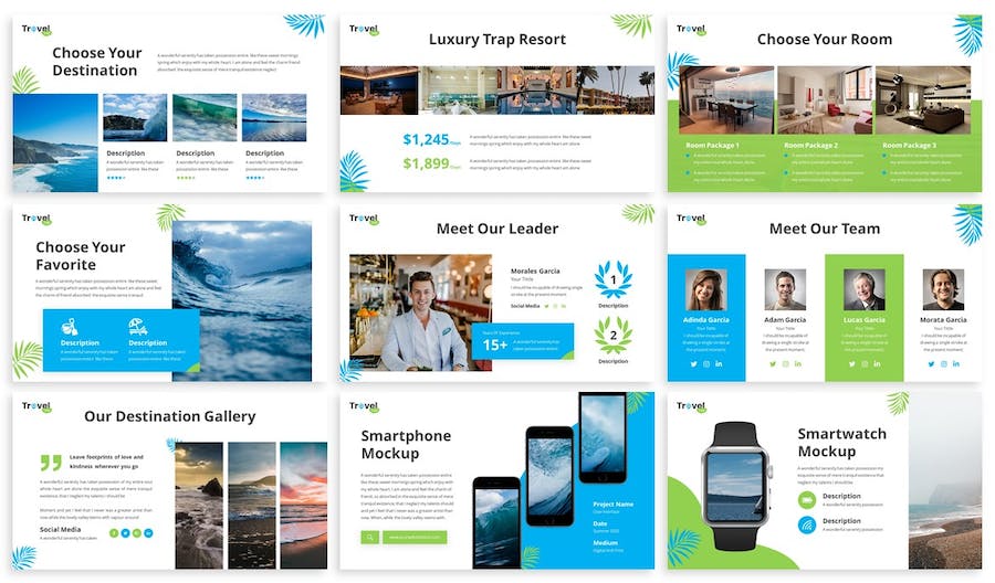 旅游出行讲述展示品牌营销运营PPT模板 - 顶尖PPT