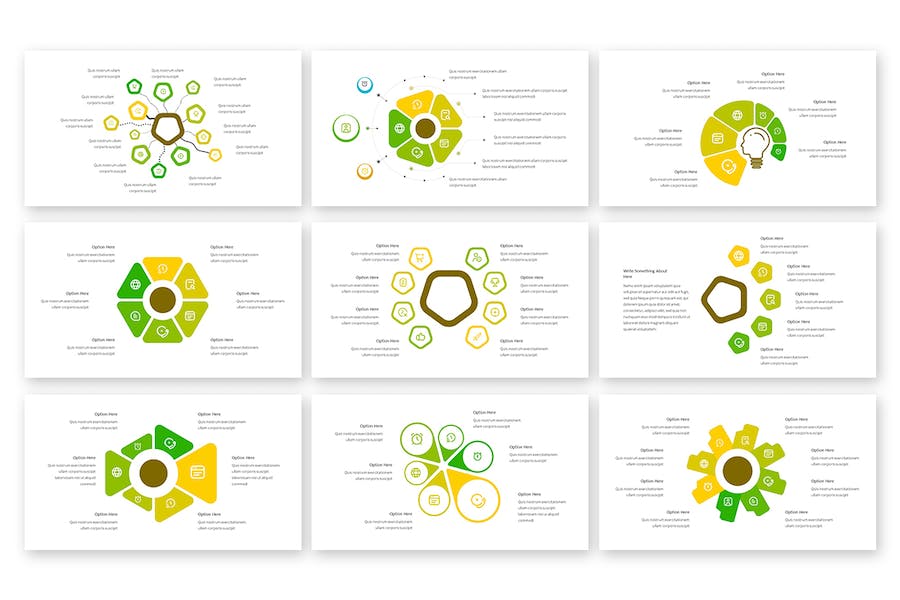 环形关系图keynote模板 - 顶尖PPT