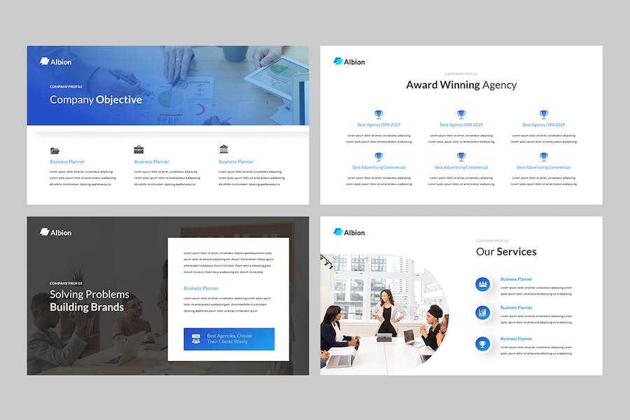 公司简介企业宣传展示Keynote模板 - 顶尖PPT