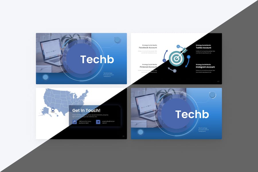 人工智能网络技术PPT模板 - 顶尖PPT