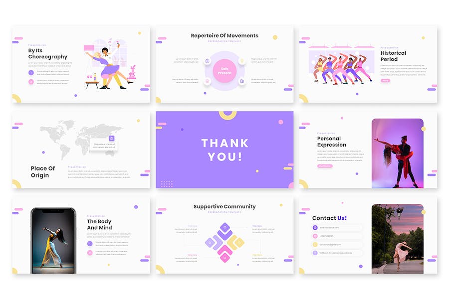舞蹈活动策划PPT模板 - 顶尖PPT