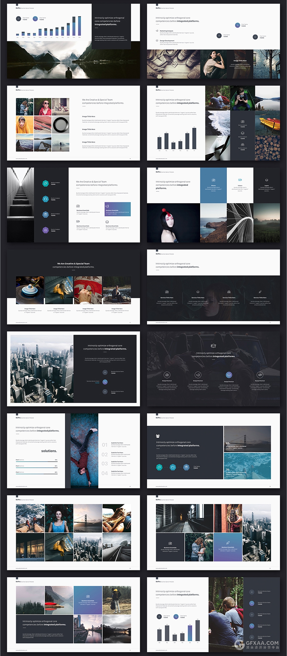 100多页简约商务范PPT多用途模板 - 顶尖PPT