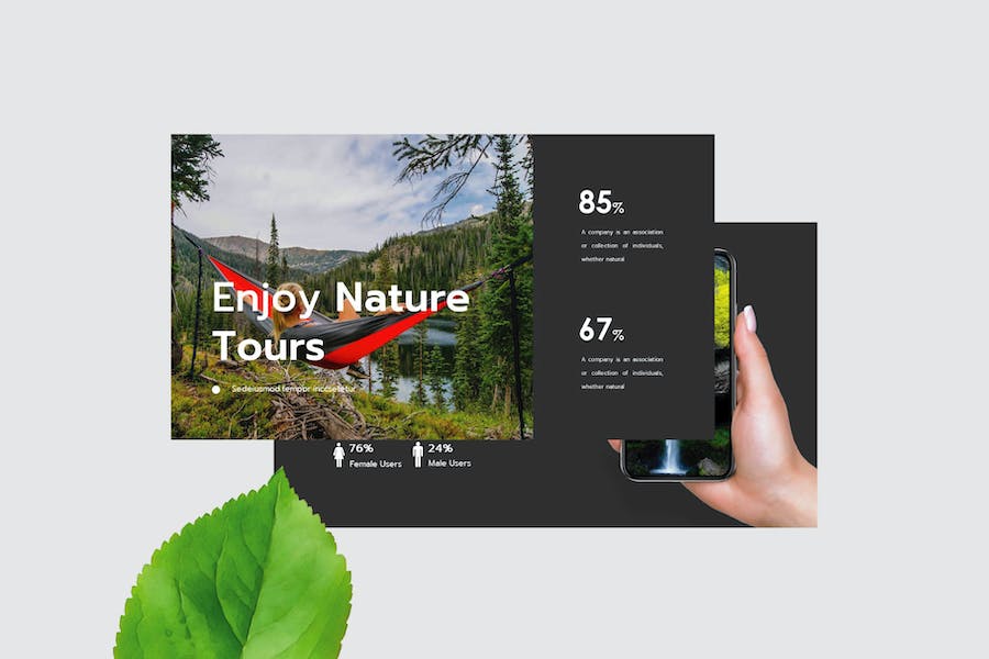 旅游度假PPT模板 - 顶尖PPT