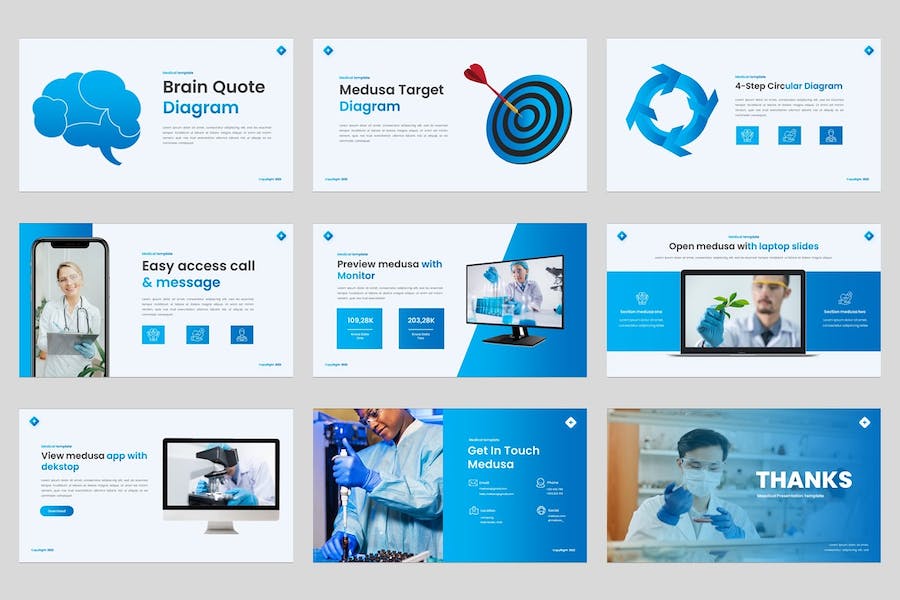 医疗机构诊疗健康服务推介专业展示方案PPT模板 - 顶尖PPT