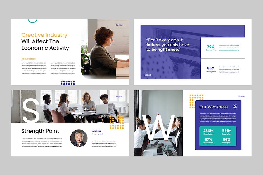 初创企业商务现代keynote模板 - 顶尖PPT