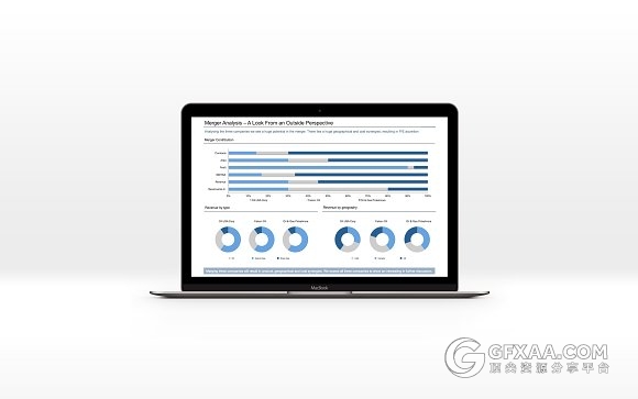 50页纯数据图形表格统计分析PPT模板 - 顶尖PPT