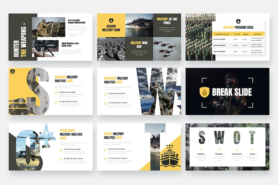 军事军队主题文化宣传展示PPT模板 - 顶尖PPT