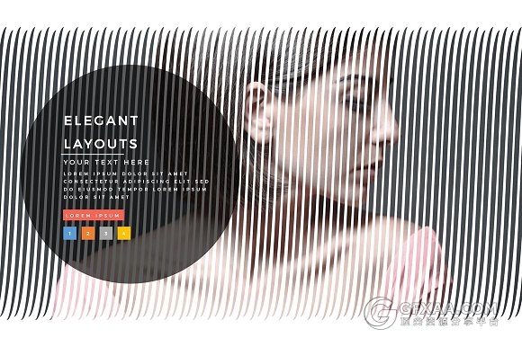 103页羽毛剪影图片文艺风格keynote模板 - 顶尖PPT