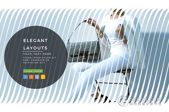 103页羽毛剪影图片文艺风格keynote模板 - 顶尖PPT