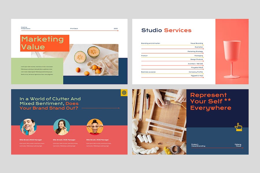 创意设计代理服务方案Keynote模板 - 顶尖PPT