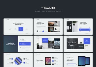 业务分析汇报keynote模板 - 顶尖PPT