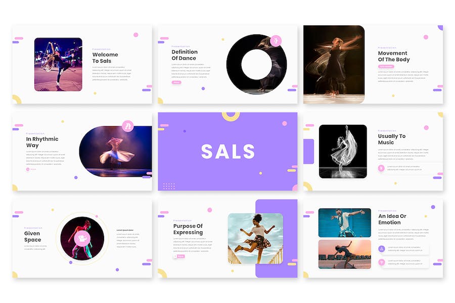 舞蹈活动策划PPT模板 - 顶尖PPT