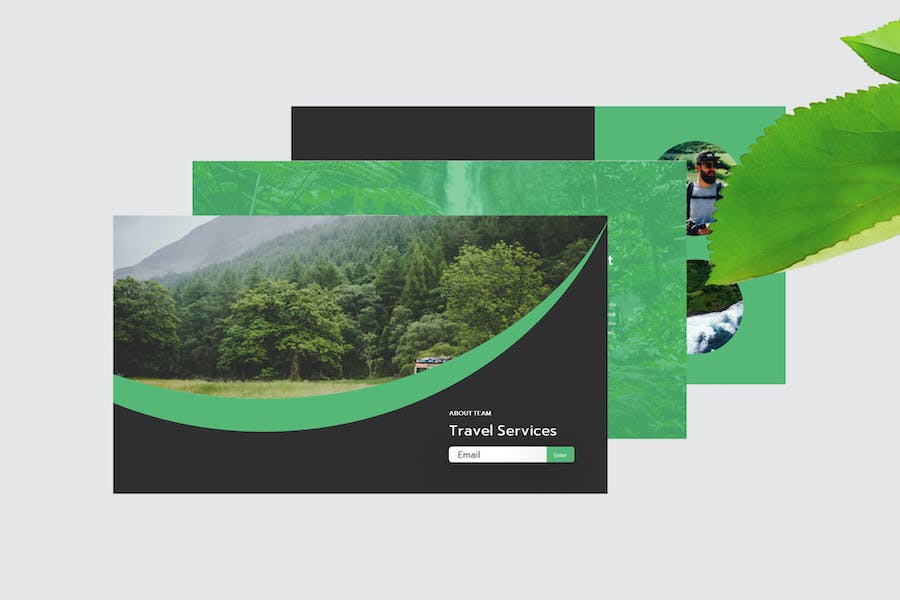 旅游度假PPT模板 - 顶尖PPT