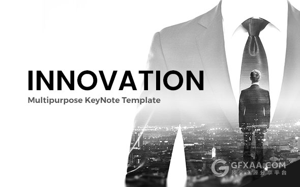 70多页简约风格keynote模板5种配色 - 顶尖PPT