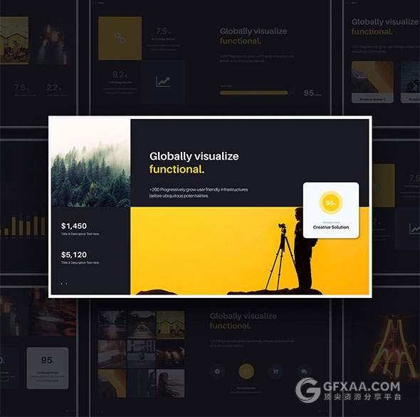 120页高端商务多用途PPT模板 - 顶尖PPT