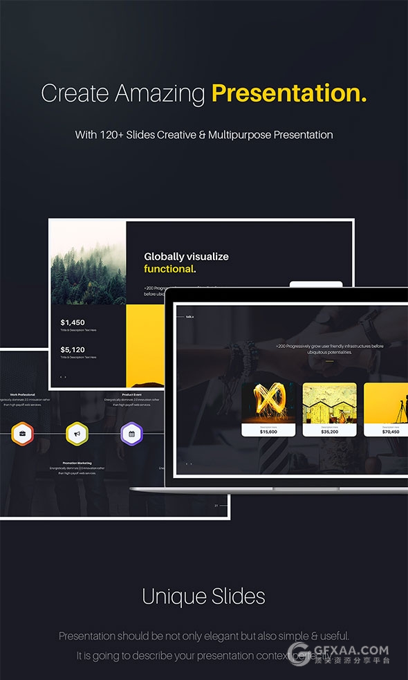 120页高端商务多用途PPT模板 - 顶尖PPT