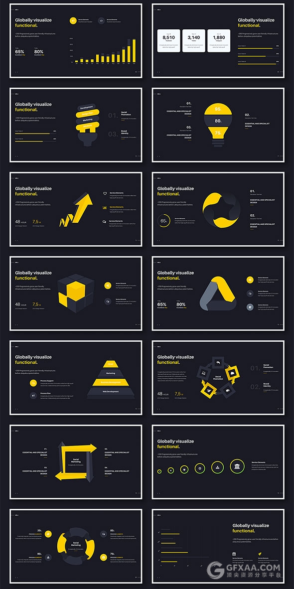 120页高端商务多用途PPT模板 - 顶尖PPT