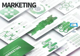 营销策略分析信息图形keynote模板 - 顶尖PPT