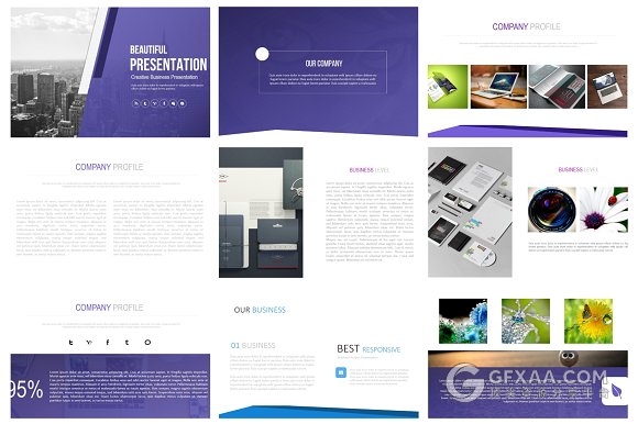 设计公司年终工作汇报总结PPT模板 - 顶尖PPT