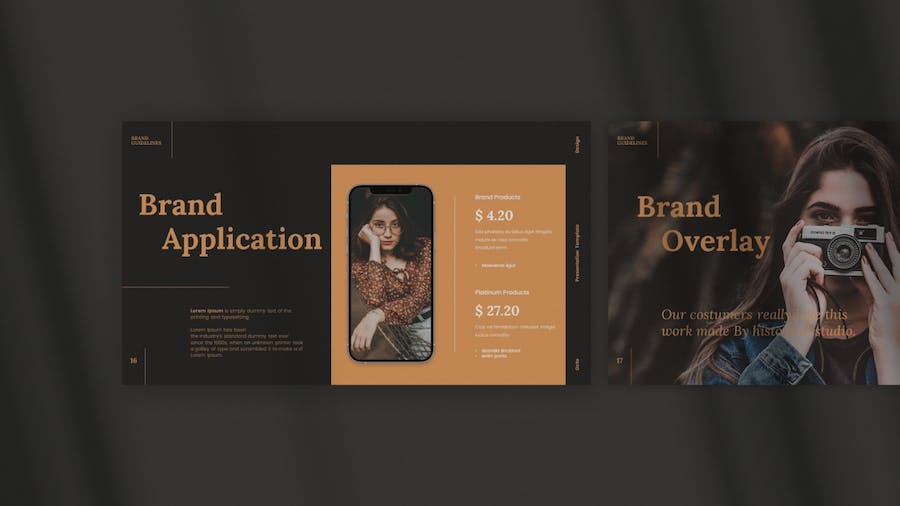 复古风格品牌指南幻灯片PPT模板 - 顶尖PPT