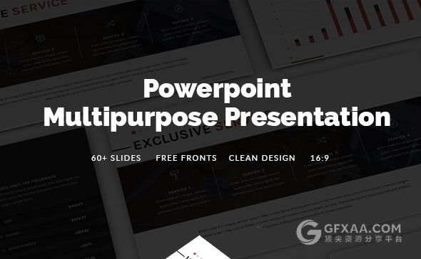 64页简约大气文艺风格PPT模板 - 顶尖PPT