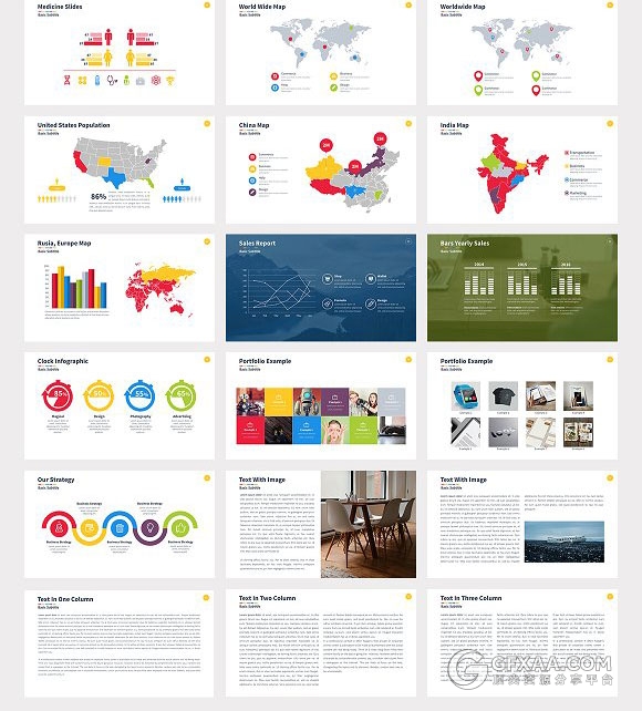 63页欧美商务年终报告总结keynote模板 - 顶尖PPT