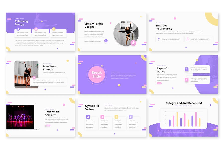 舞蹈活动策划PPT模板 - 顶尖PPT