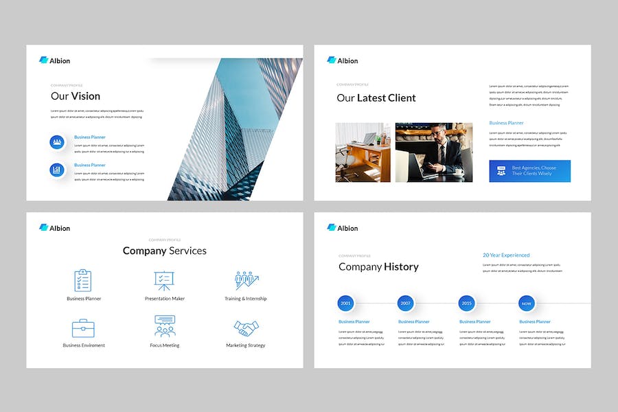 公司简介企业宣传展示Keynote模板 - 顶尖PPT