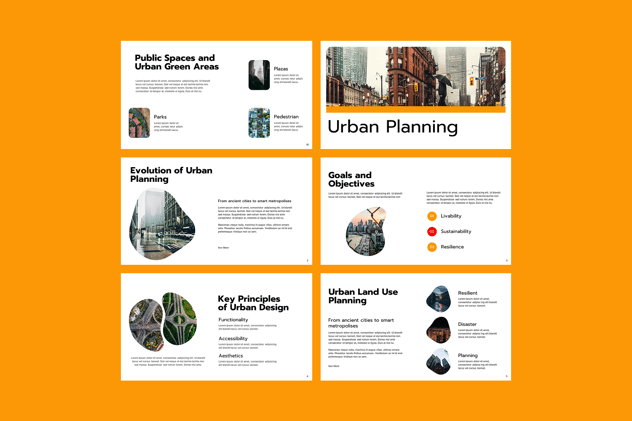 城市规划方案展示幻灯片PPT模板 - 顶尖PPT