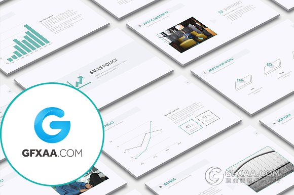 40页两种底色商务keynote模板 - 顶尖PPT