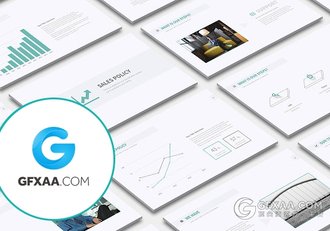 40页两种底色商务keynote模板 - 顶尖PPT