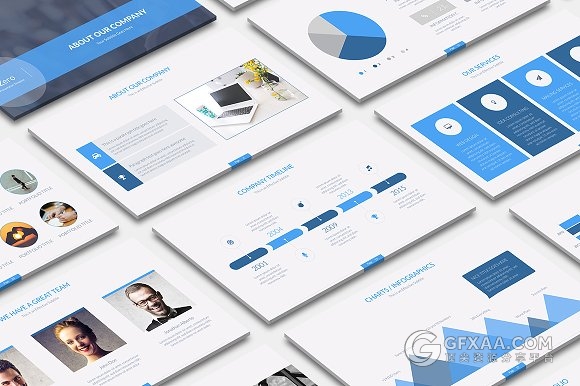 46页欧美风格2018新年计划PPT模板 - 顶尖PPT