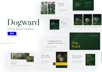 男士手表介绍keynote模板 - 顶尖PPT