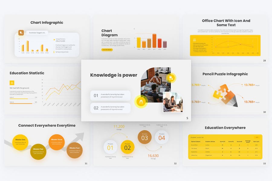 现代化教育教学主题keynote模板 - 顶尖PPT