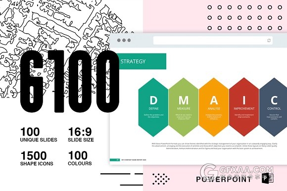 100页高端商务欧美PPT模板100种配色文件 - 顶尖PPT