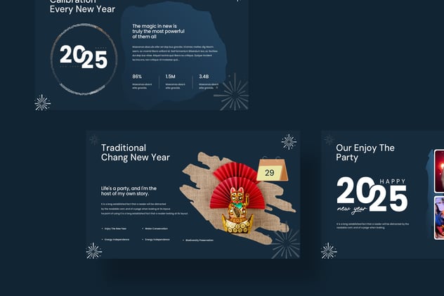 新年祝福活动策划keynote模板 - 顶尖PPT