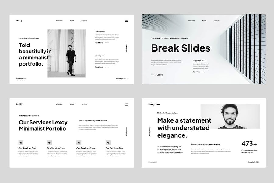 极简投资融资讲述展示方案Keynote模板 - 顶尖PPT