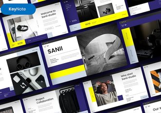 商务项目展示工作汇报Keynote模板 - 顶尖PPT