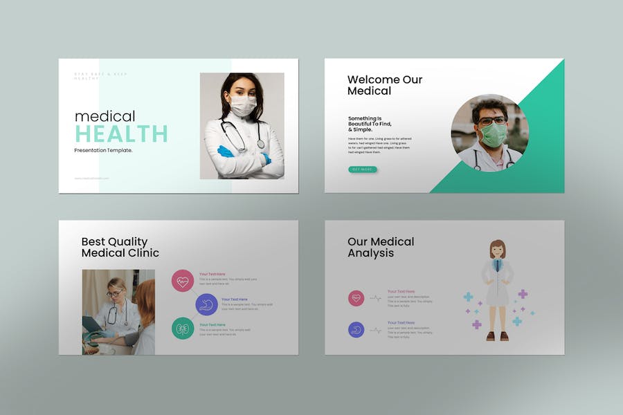 医疗诊疗专业知识分享展示PPT模板 - 顶尖PPT