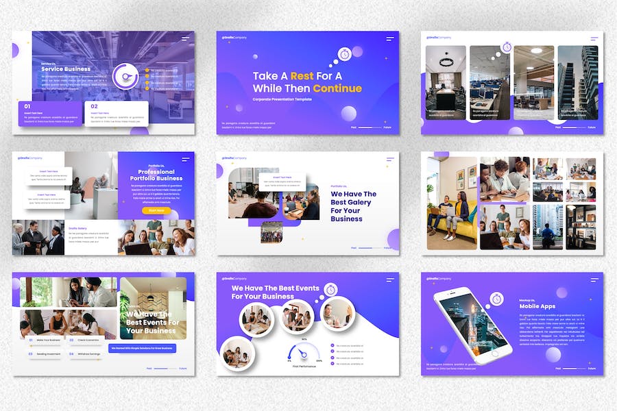 企业宣传介绍PPT模板 - 顶尖PPT