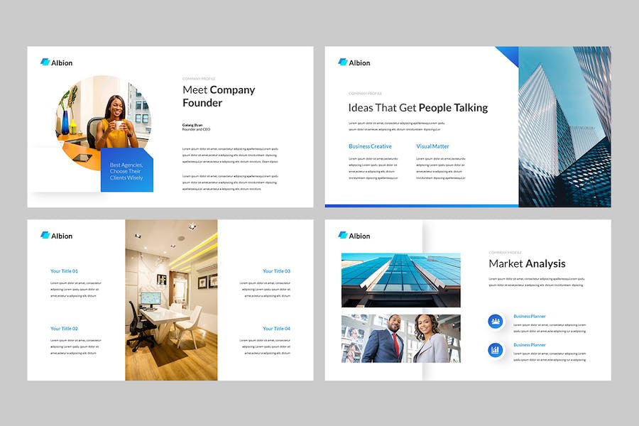 公司简介企业宣传展示Keynote模板 - 顶尖PPT
