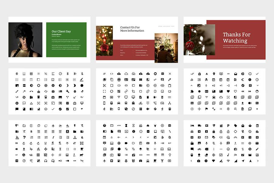 圣诞节品牌推广营销PPT模板 - 顶尖PPT